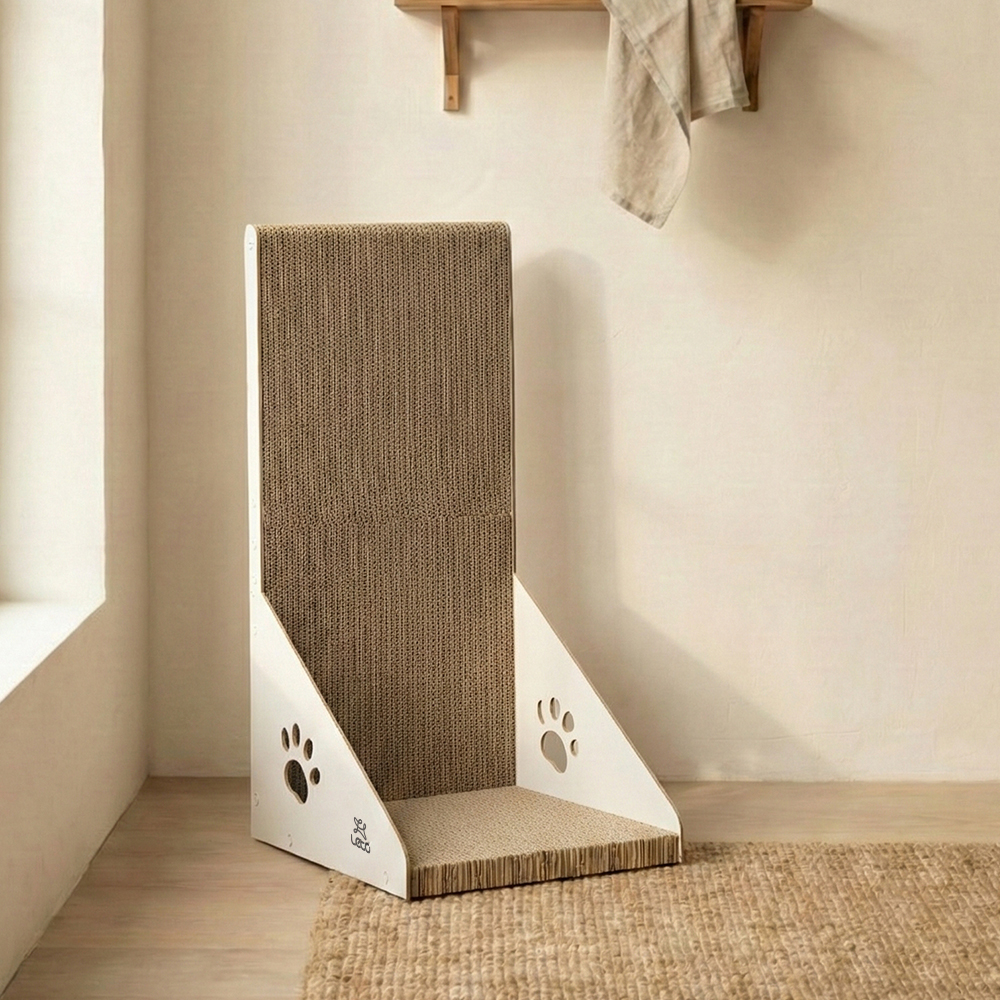 레토 원목 고양이 수직 스크래쳐 대형 90cm