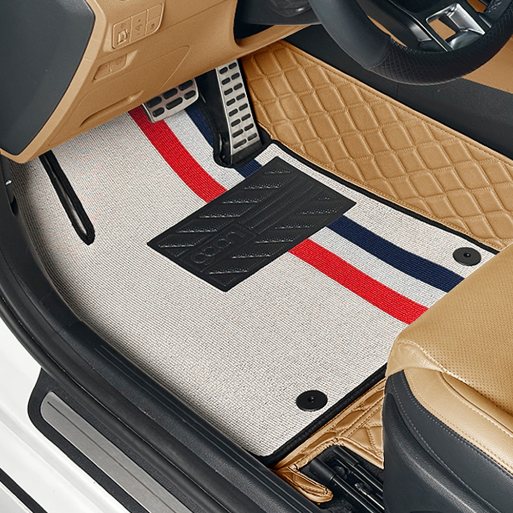 가온 카매트 7D 오니핏 입체 가죽 코일 차량 바닥 발매트 앞좌석