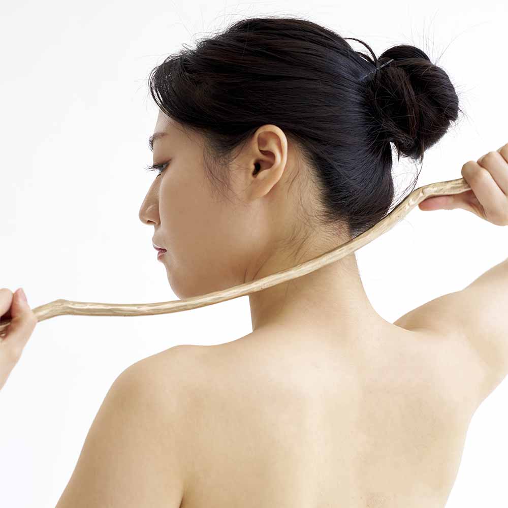 놋향 방짜유기 62cm 롱 바디 괄사 종아리 허벅지 다리 목 승모근 마사지기