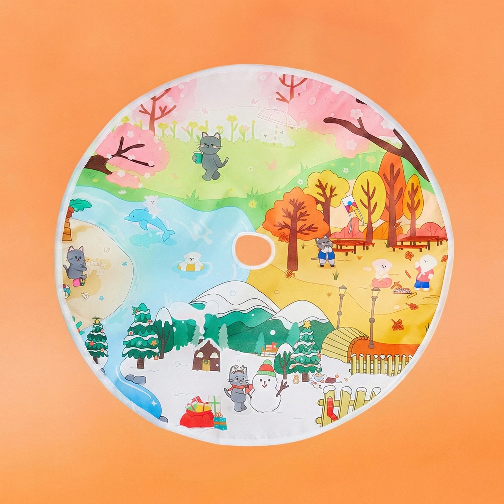 리스펫 고양이 장난감 움직이는 자동 멀티 꼬리잡기[3세대 리뉴얼]