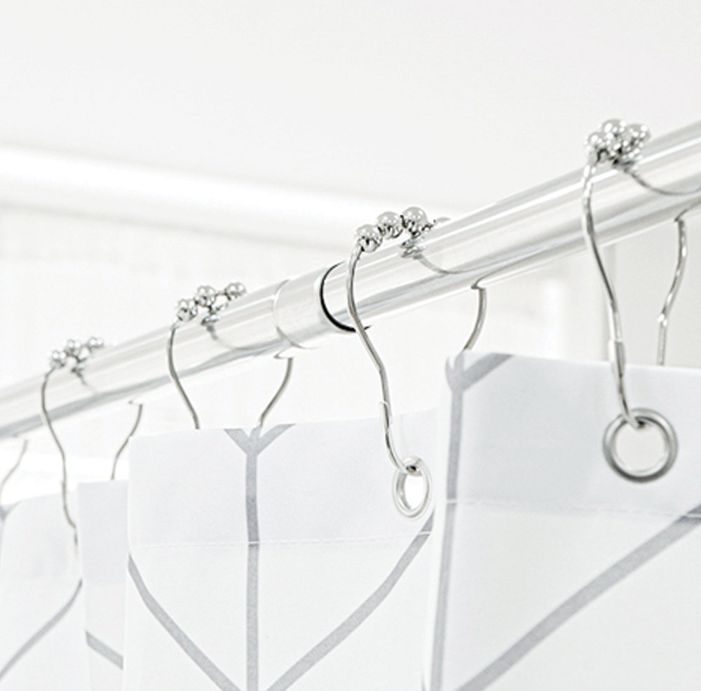 [단독] 무타공마켓 스텐 샤워커튼봉 화장실 욕실 A(40-55cm)