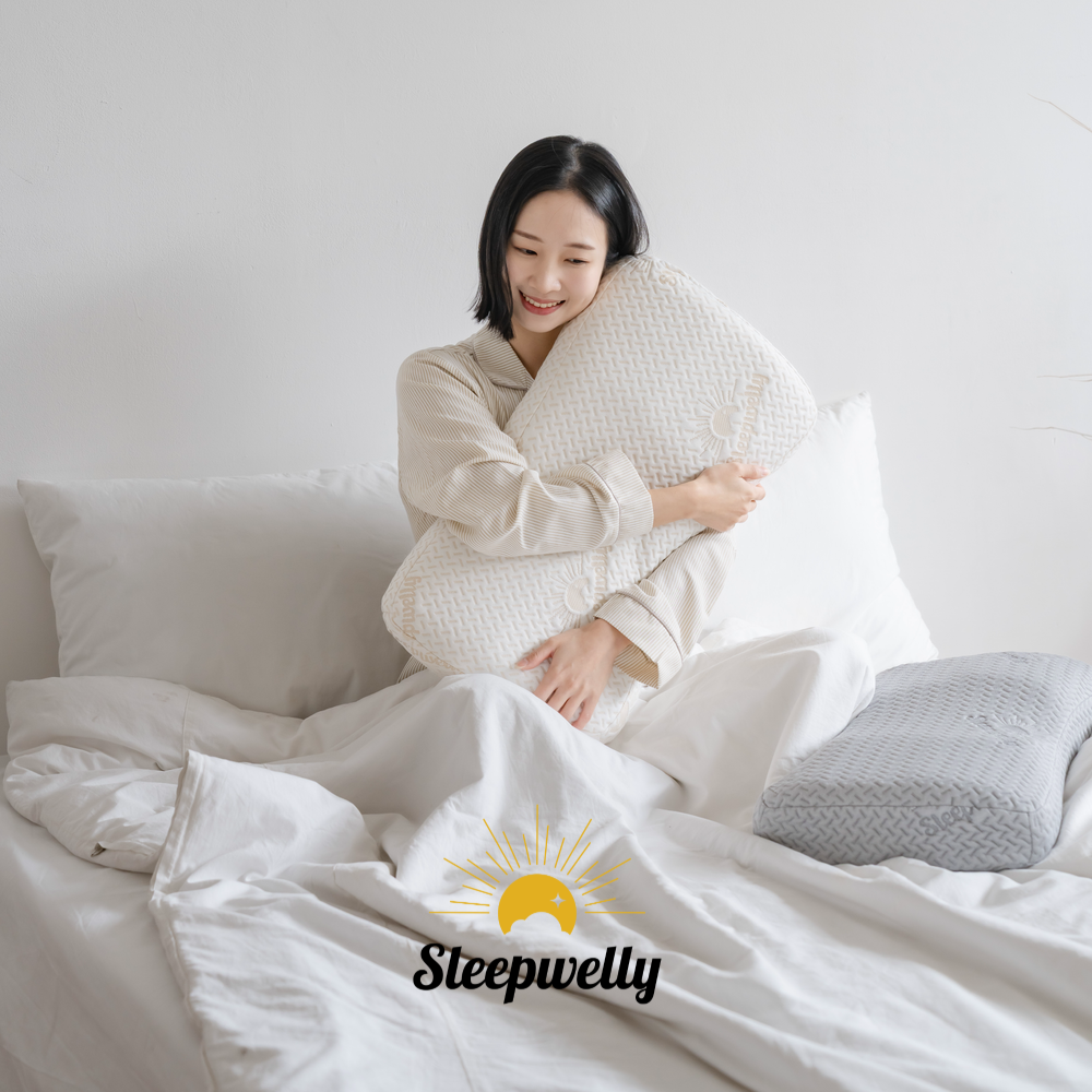 슬립웰리 더블랙 경추베개 목디스크 거북목 일자목 목주름 옆으로자는 깊은잠 라텍스 베개