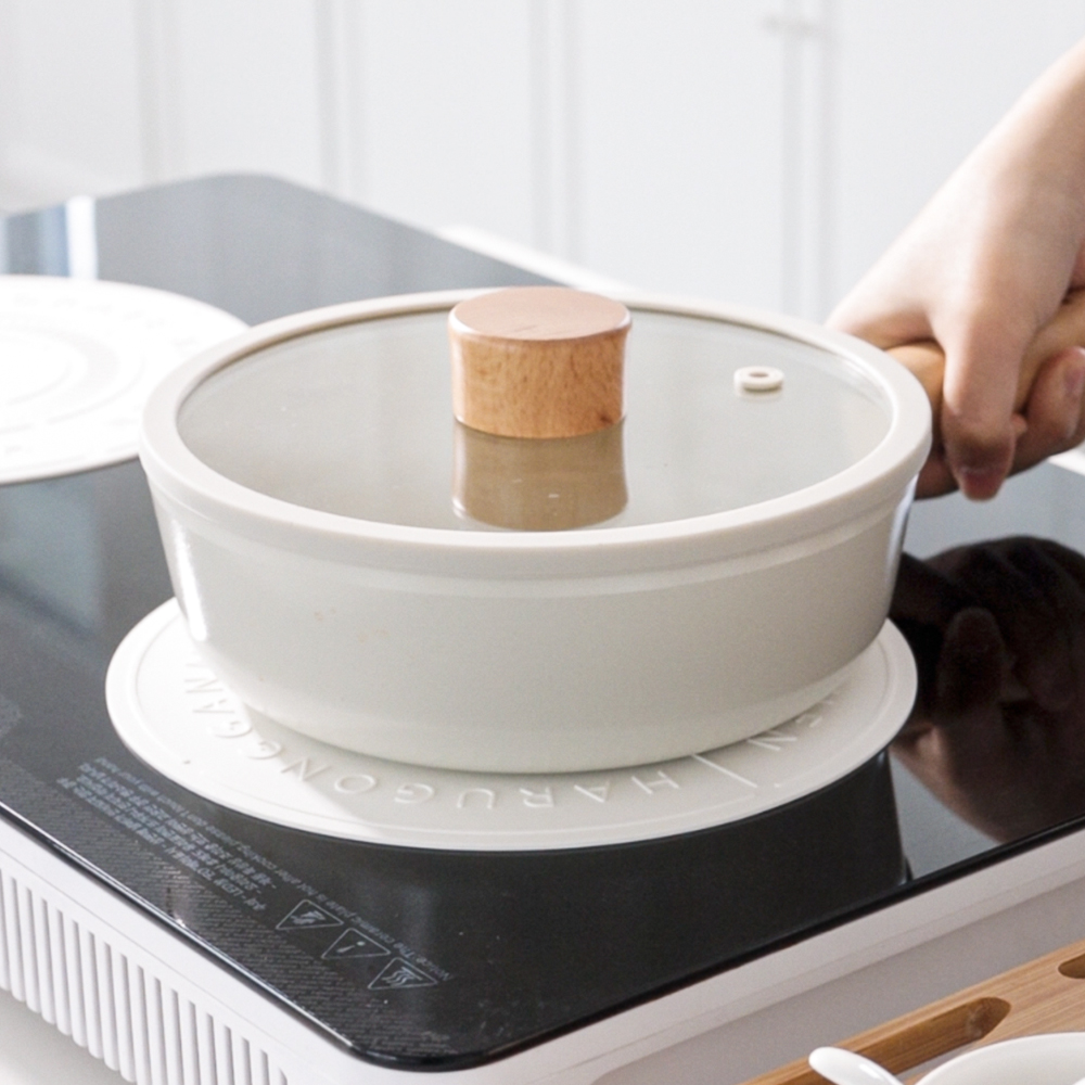 [네이버 단독구성] 하루의공간 레터링 인덕션 보호 실리콘 매트 2개 세트