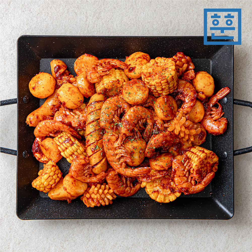 훈훈수산 보일링 씨푸드 쉬림프 밀키트 미국식 해물찜 보일링크랩