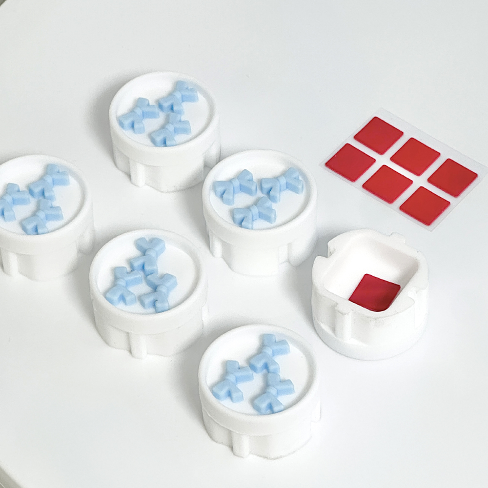 아텍스 리본 콘센트 안전커버 자동소화패치 마개 보호 덮개 6개입