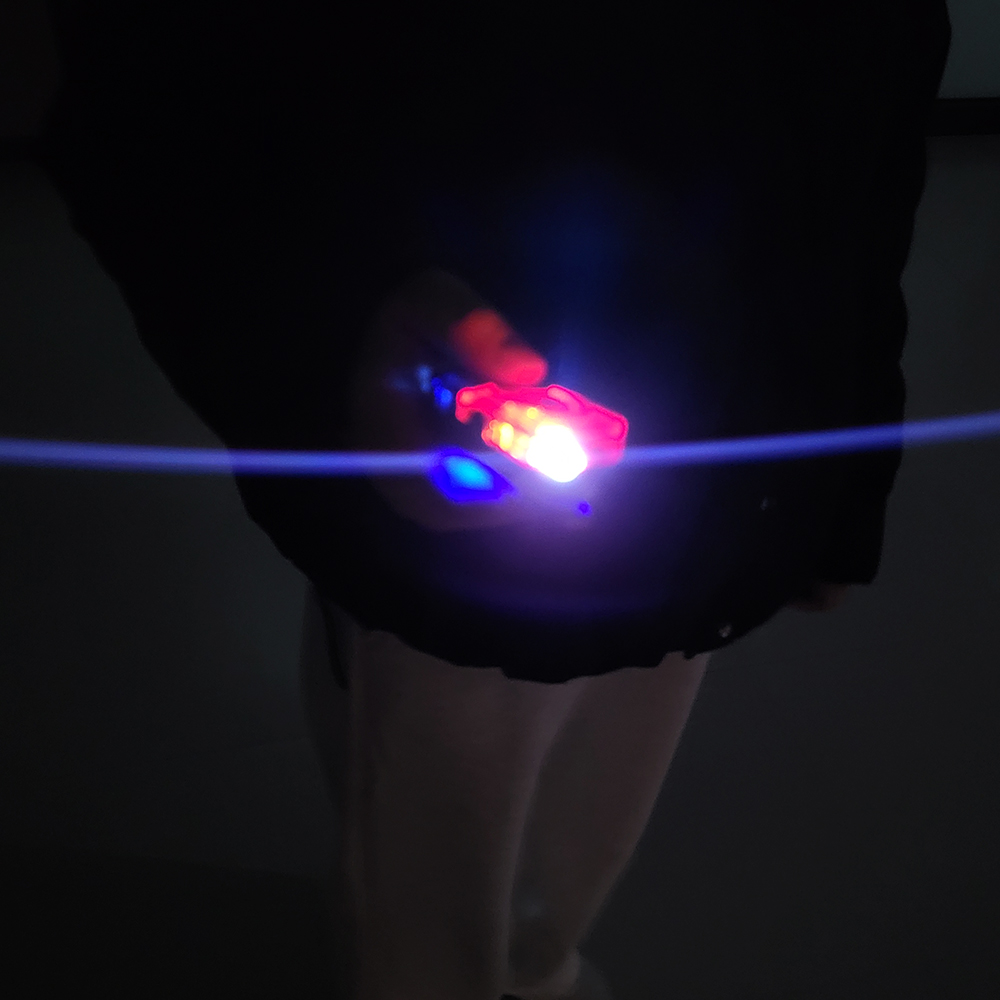 브리사 어깨경광등 전자호루라기 LED 안전경광등 충전식 SP-SL42