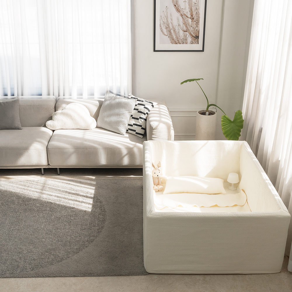 리포소홈 아기 범퍼침대 하이가드 유아 신생아침대 애기 가드 미디엄