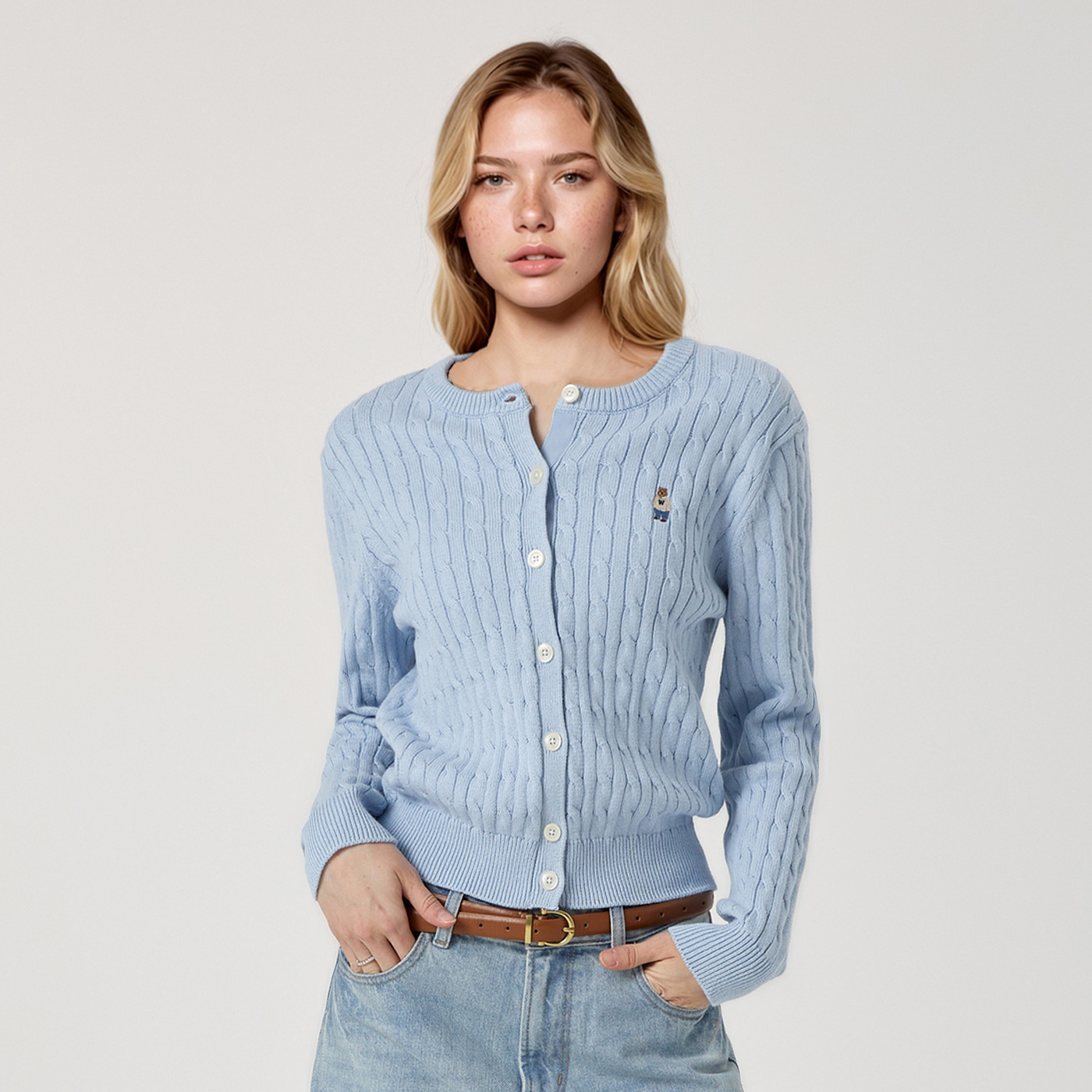 [후아유] 스티브 케이블 가디건(여성) / WHCKG2211F