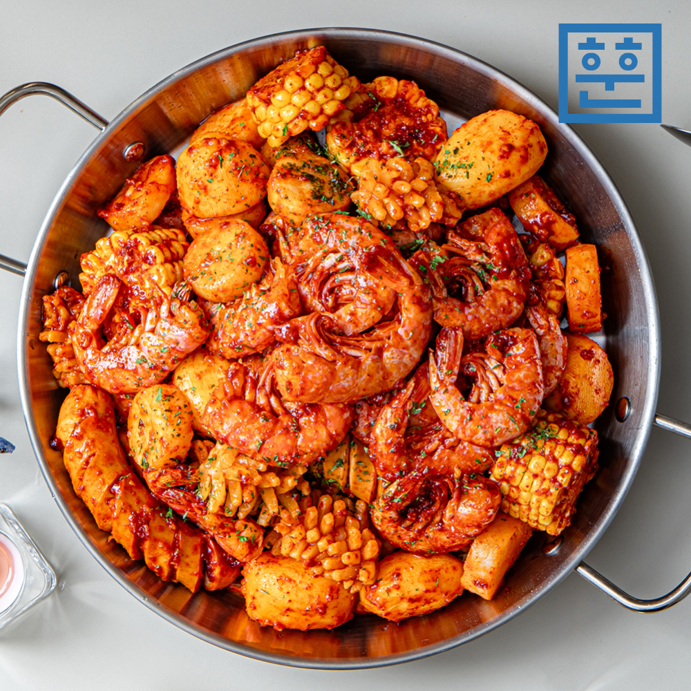 훈훈수산 보일링 씨푸드 쉬림프 밀키트 미국식 해물찜 보일링크랩