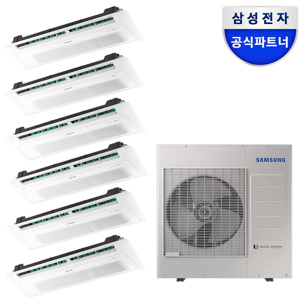 삼성 무풍 시스템 천정형 에어컨 가정용 기본설치비포함 6실, 134.1㎡, 단배관