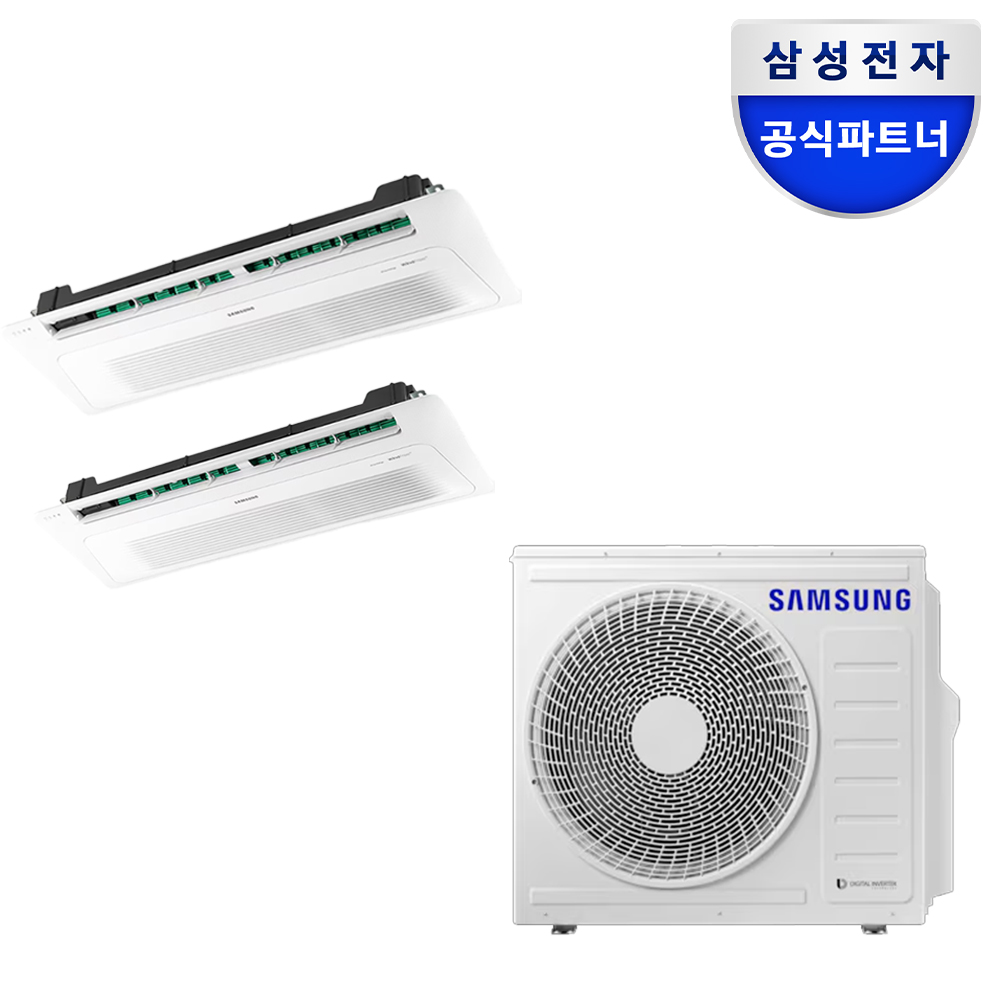 삼성 무풍 시스템 천정형 에어컨 가정용 기본설치비포함 2실, 85㎡, 다배관