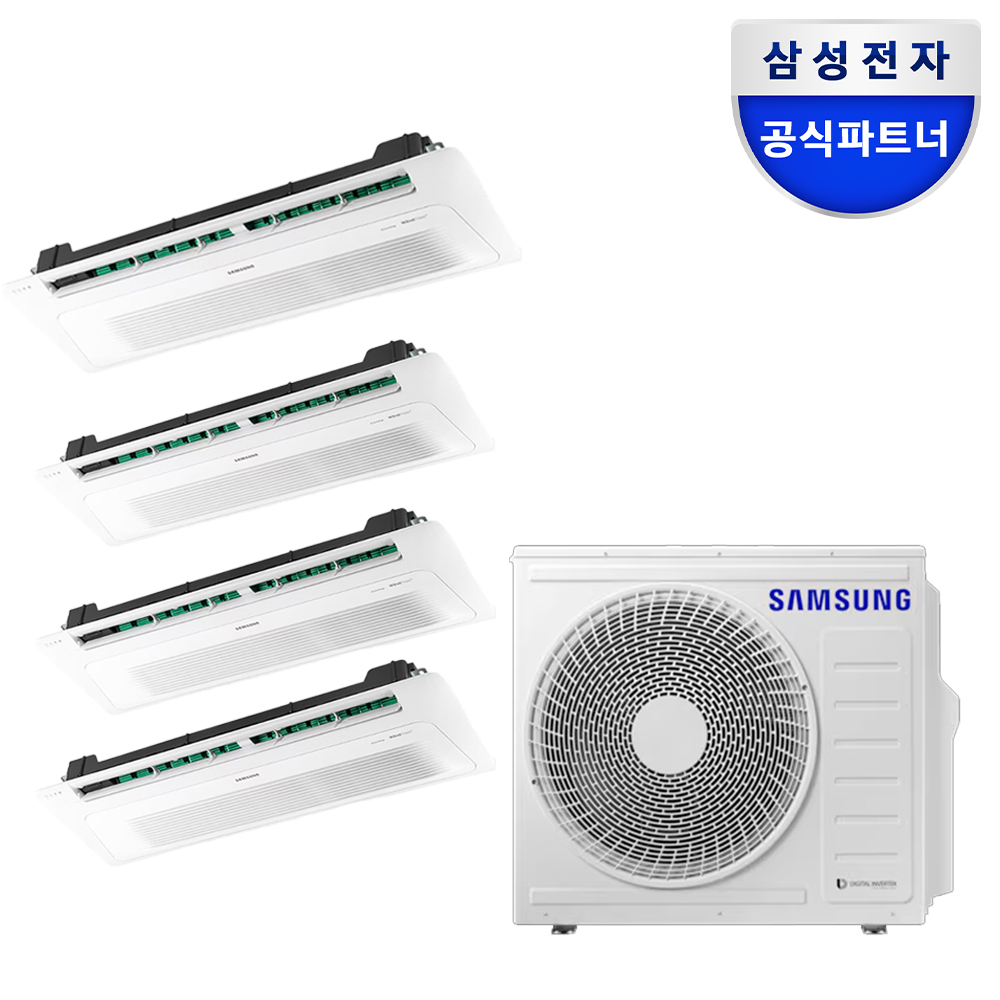 삼성 무풍 시스템 천정형 에어컨 가정용 기본설치비포함 4실, 114.6㎡, 다배관