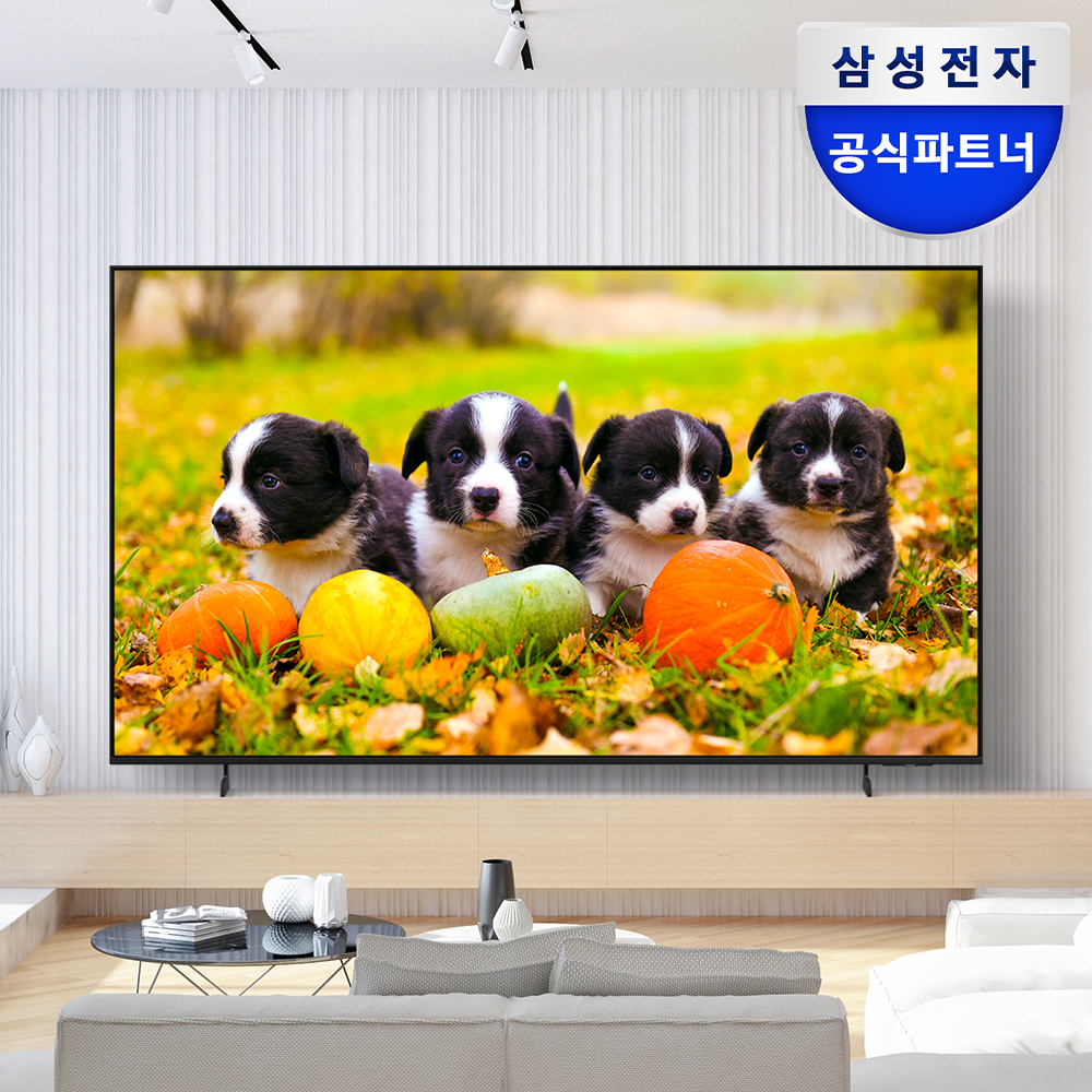 삼성 189cm(75인치) LED 4K UHDTV 비즈니스 TV LH75BEC 스탠드