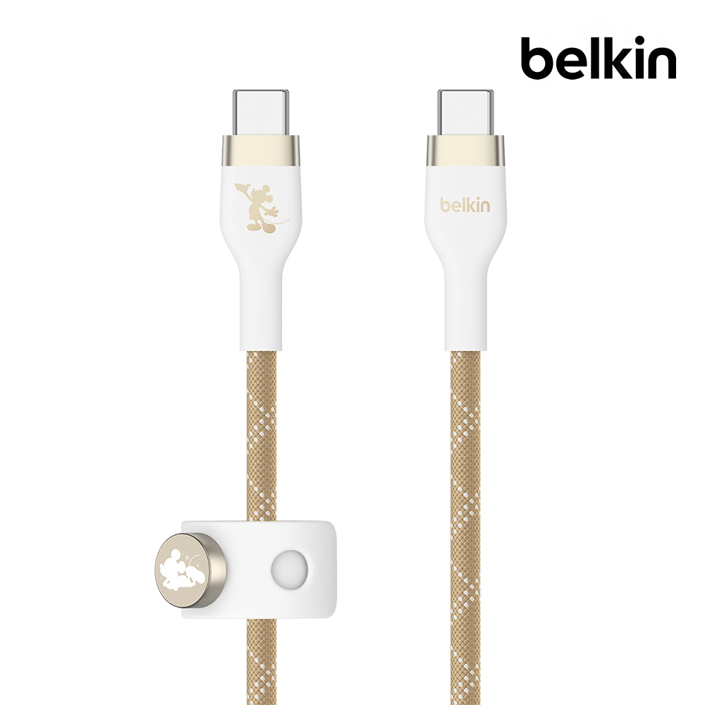 벨킨 디즈니 스타 미키 C to C타입 브레이디드 고속 충전 케이블 CAB011WG