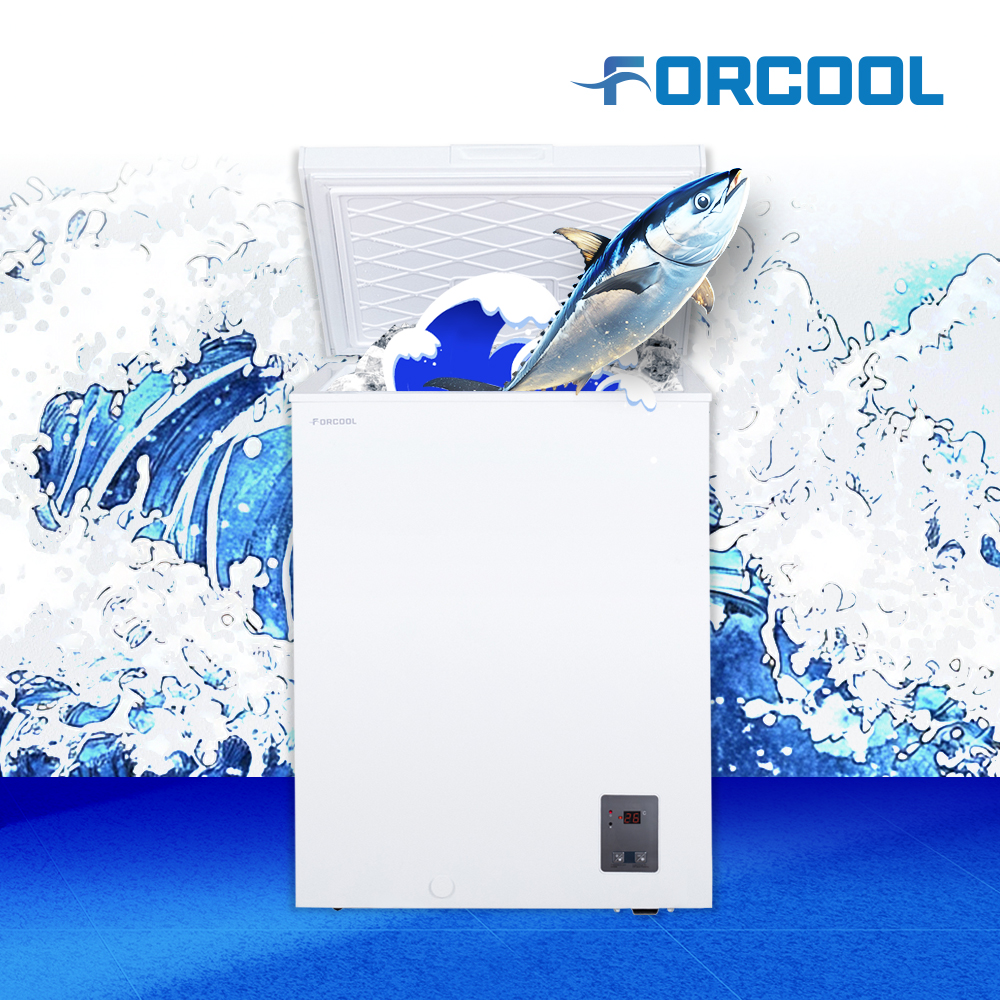 포쿨 참치냉동고 냉장고 업소용 초저온 구슬 아이스크림 얼음컵 소형 아이스볼 맥주살얼음 떡 142L