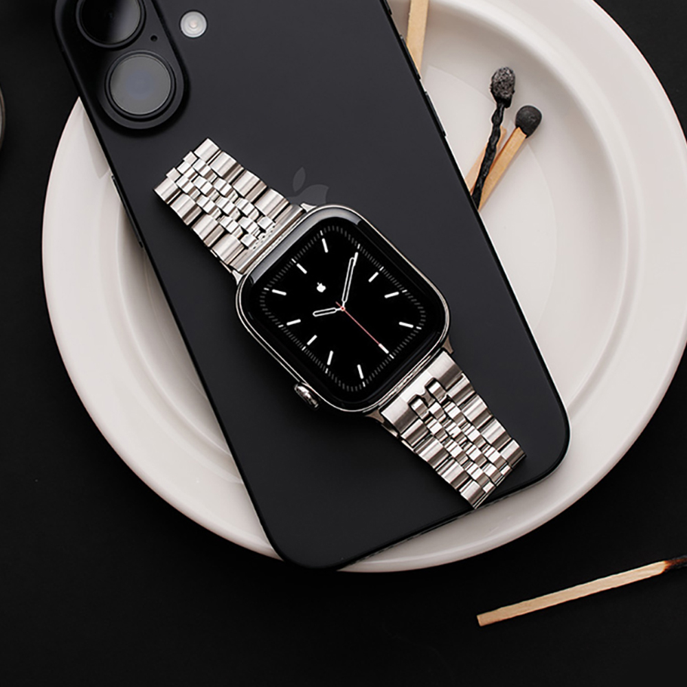 모이브 애플워치 11 10 9 8 6 SE 3 2 호환 메탈 스트랩 시계줄 쥬빌레 슬림