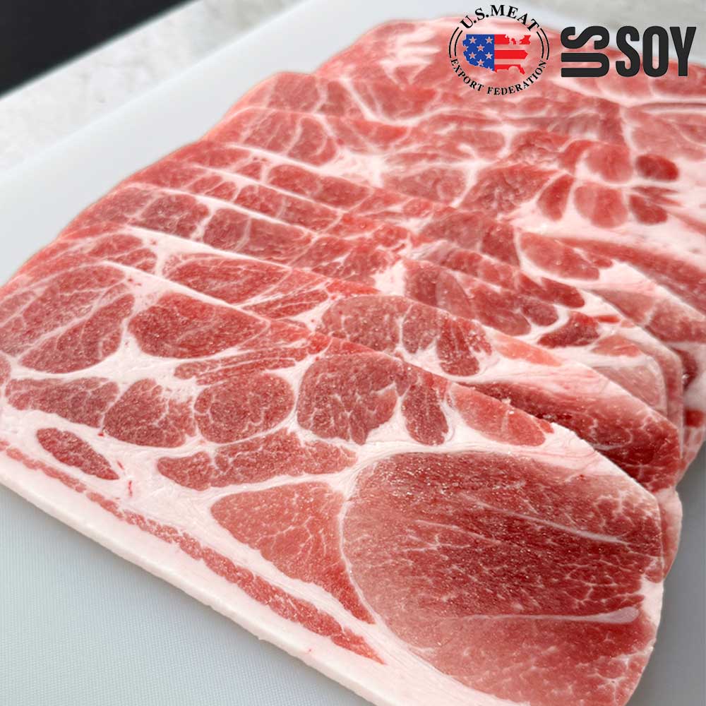 바라던 목살 많은 돼지고기 대용량 목전지 구이 제육 2kg 왕목살 미국산