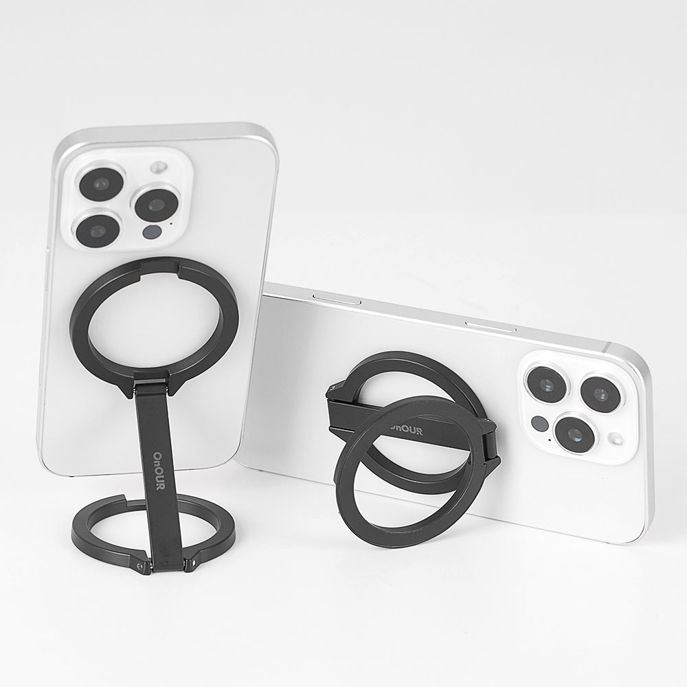 온아워 맥세이프 그립톡 롱 핸드폰 마그네틱 자석 스마트톡 거치대 그립 핑거 홀더 링 Z플립
