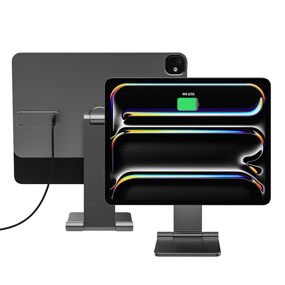 니케 아이패드 프로 M5 M4 13 마그네틱 무선 충전 거치대 충전기 Magsnap Air Charge