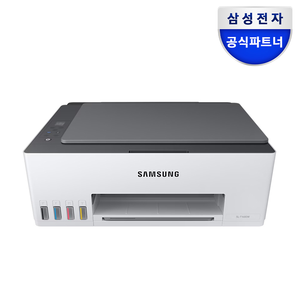 삼성전자 SL-T1680W 무한잉크젯 복합기 복사 스캔 무선기능 WIFI 프린터 잉크포함