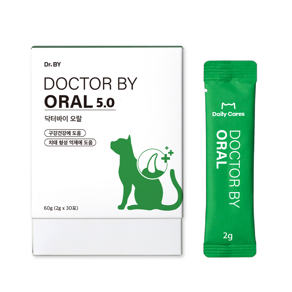 닥터바이 오랄 고양이 구내염 구강 이빨 치석 치태 입냄새 영양제 30포, 1개