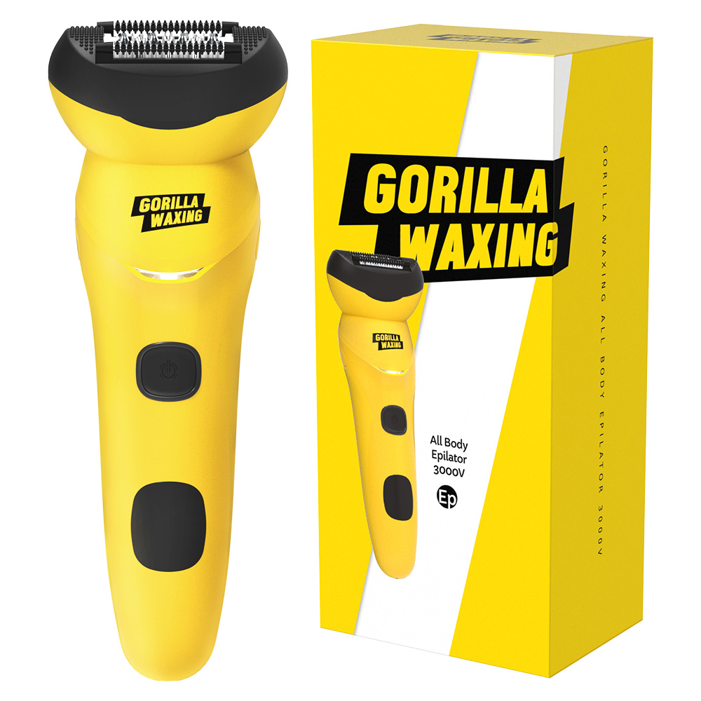 고릴라왁싱 제로페인 프리미엄 모근제거기 바디트리머 3000V 제모기 반영구 제모 다리털 겨드랑이