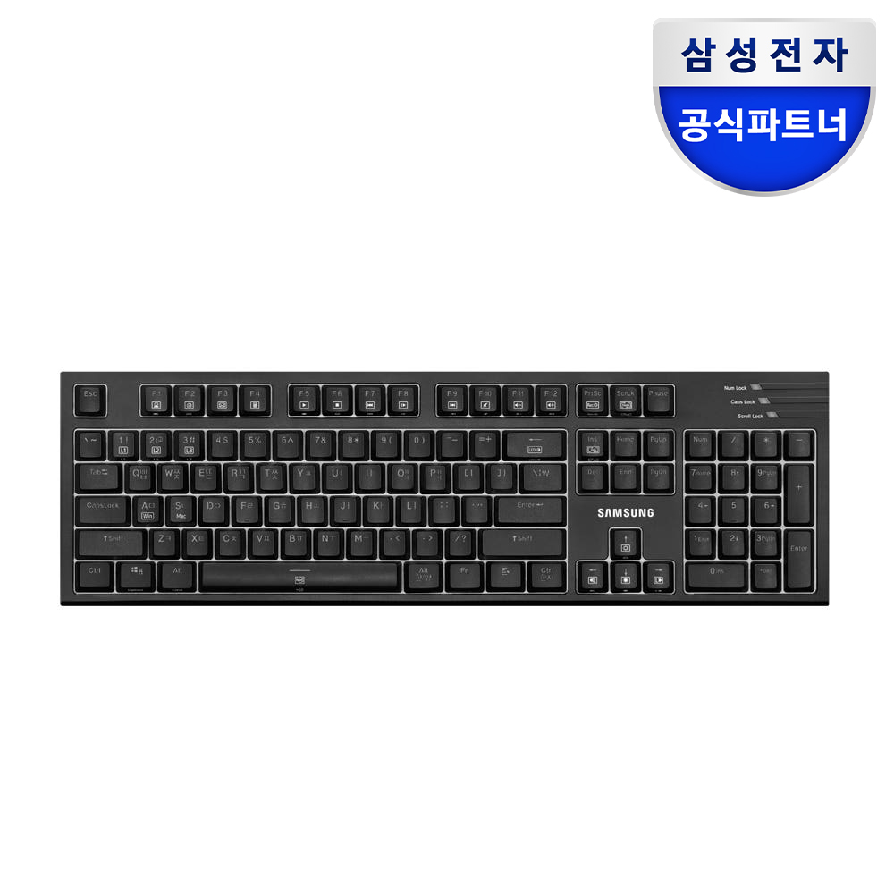 삼성전자 유선 기계식키보드 SK-C1200RB 적축 게이밍 백라이트 사무실 사무용 키보드