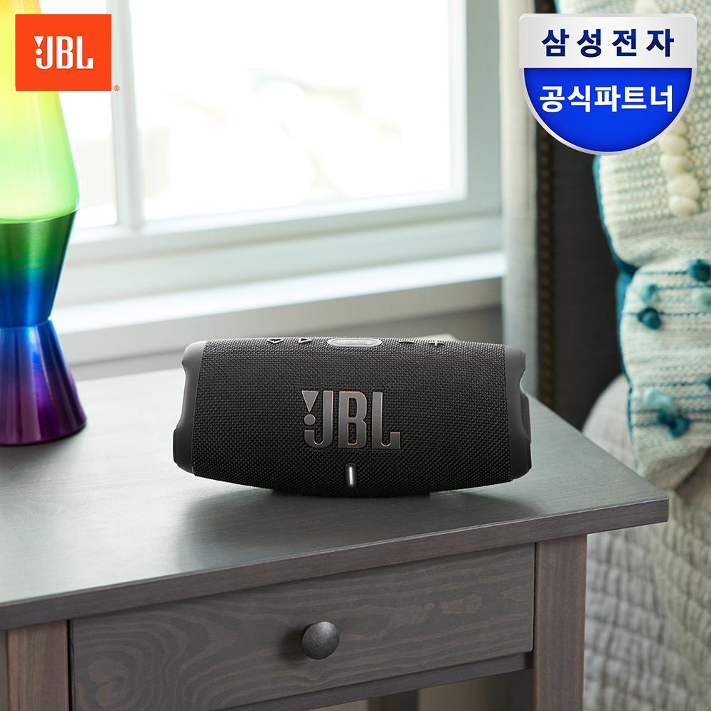 삼성공식파트너 JBL CHARGE6 휴대용 캠핑용 블루투스 스피커 블랙