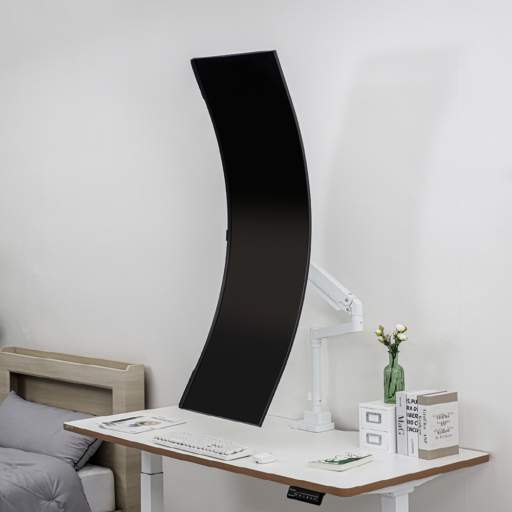 카멜마운트 PMA2XP 초 고중량 높이 조절 특화 폴타입 싱글 모니터 거치대 모니터암