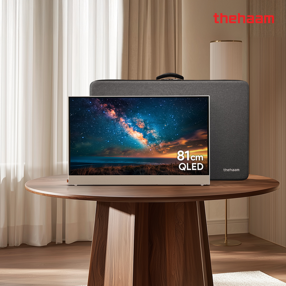 스마트티비 구글5.0 81cm(32인치) 무선 휴대용 캠핑 포터블 TV 단일구성