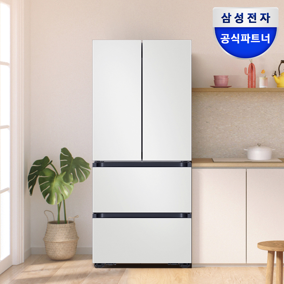 삼성 비스포크 AI 1등급 김치냉장고 25년형 4도어 490L RK70F49M1A