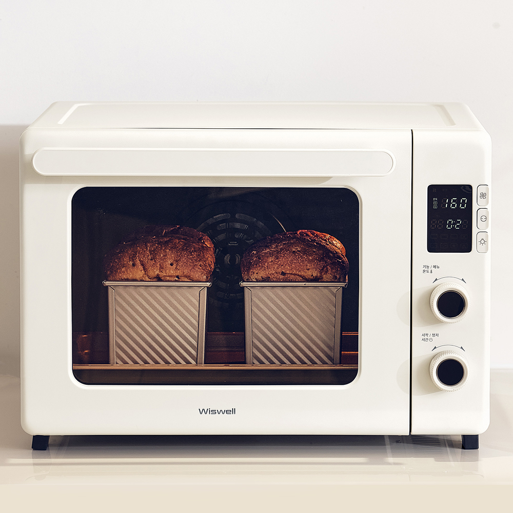 위즈웰 데일리 오븐 40L 제과 전기 가정용 컨벡션 디지털 천하제빵 GL40A