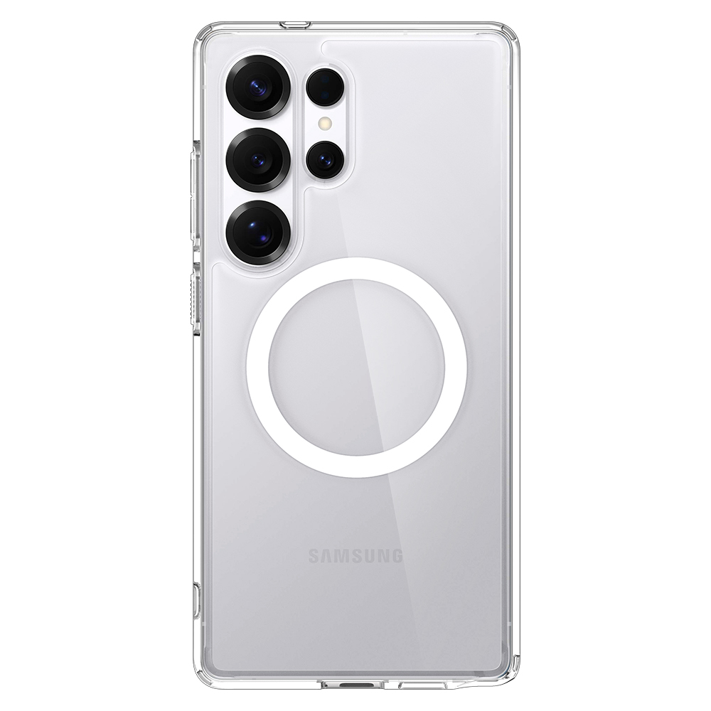 Qi2 인증 슈피겐 갤럭시 맥세이프 케이스 울트라하이브리드맥핏 클리어화이트, 갤럭시S25 울트라