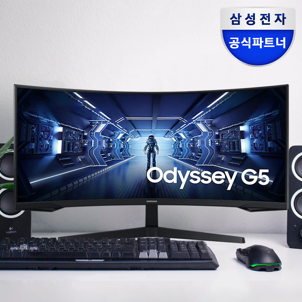 삼성전자 오디세이 G5 C34G55T 86.4cm 게이밍모니터 WQHD 165Hz
