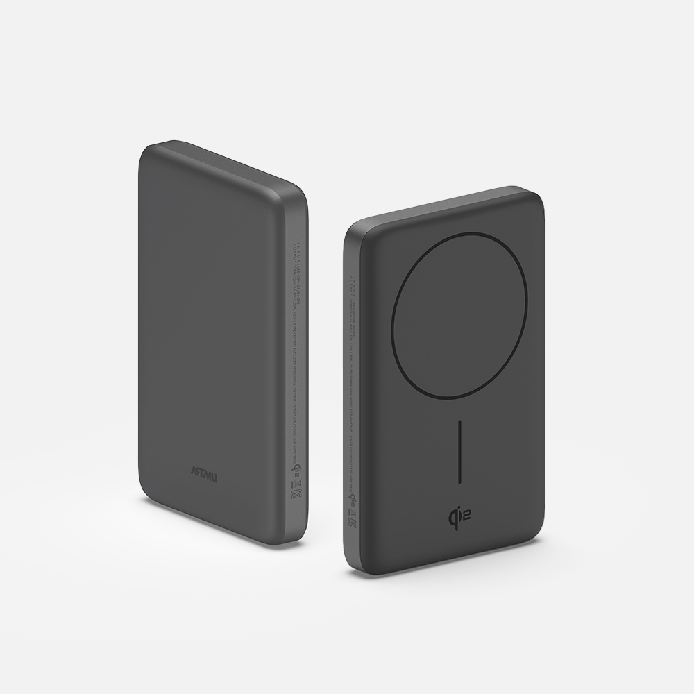 Qi2 15W 맥세이프 슬림 고속 보조배터리 10000mAh QB210 그레이