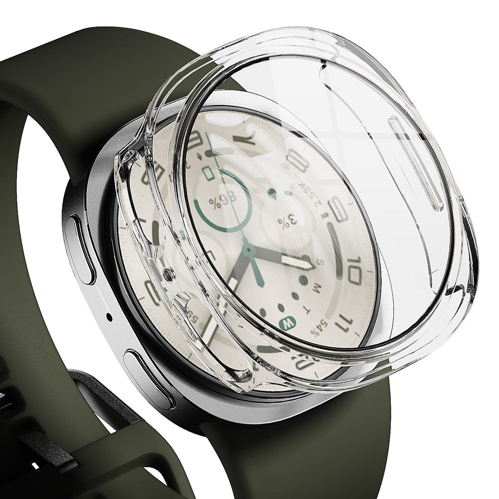 빅쏘 갤럭시워치8 케이스 강화유리 풀커버 레빅스킨