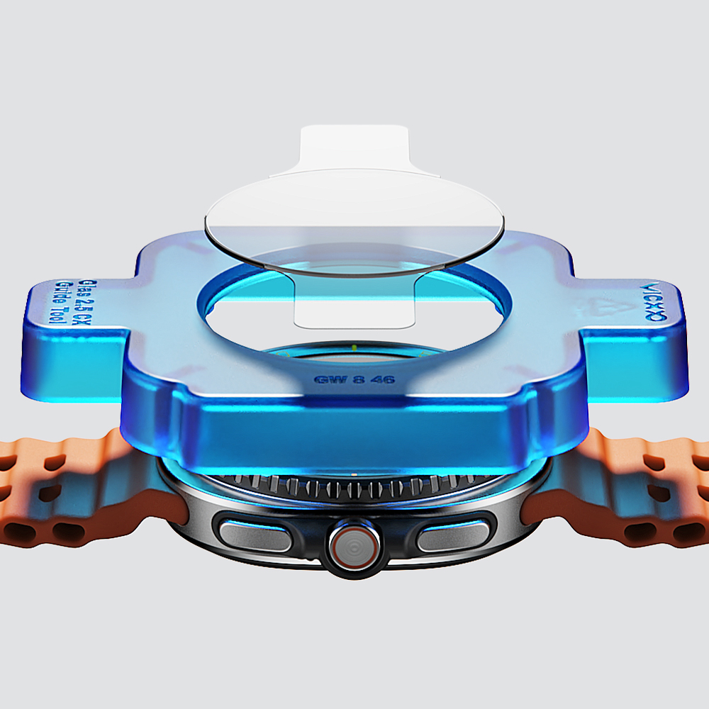 빅쏘 갤럭시워치8 클래식 강화유리 필름 2매