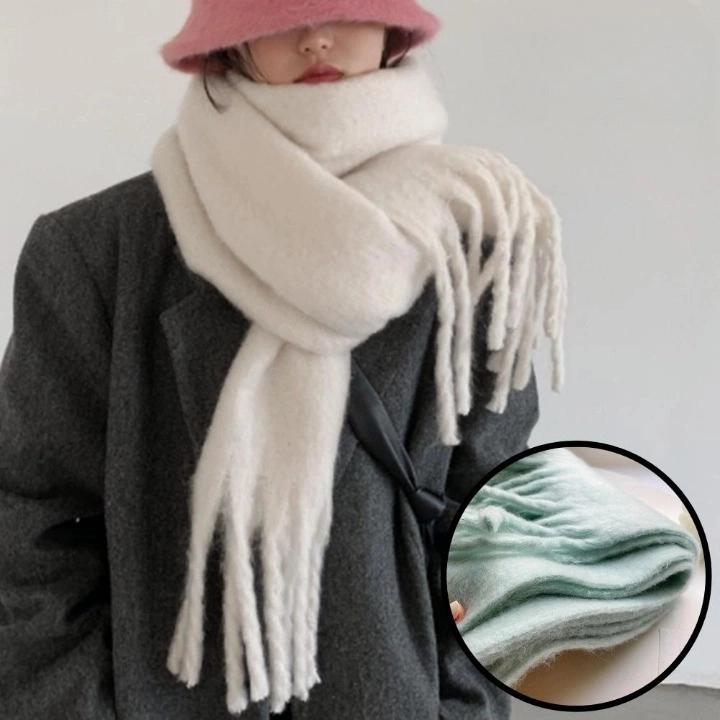 겨울목도리 여성 알파카목도리 대형머플러 오버사이즈목도리