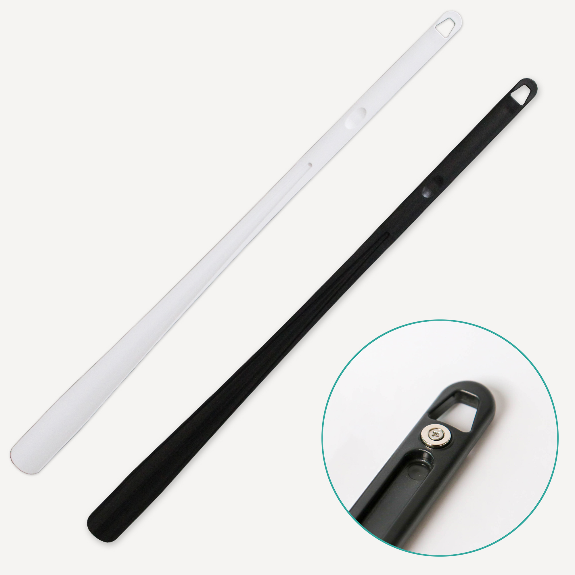 필굿리빙 긴 구두주걱 구두헤라 자석 신발주걱 구둣주걱