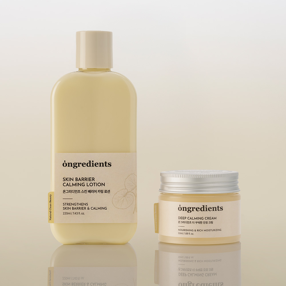 [진정DUO]온그리디언츠 스킨 베리어 카밍 로션+더 꾸덕한 진정크림