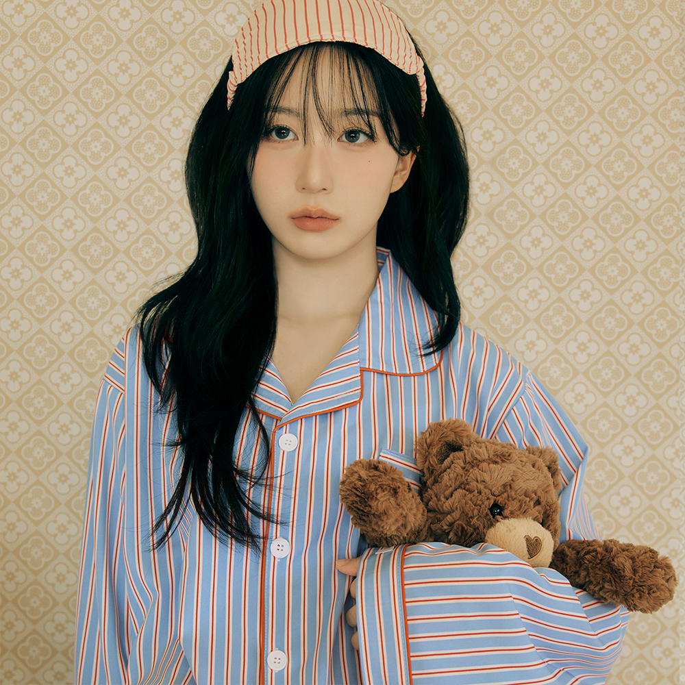 [도씨x해원 PICK] 실크핏 시에르 긴팔 카라 커플 잠옷 세트 홈웨어