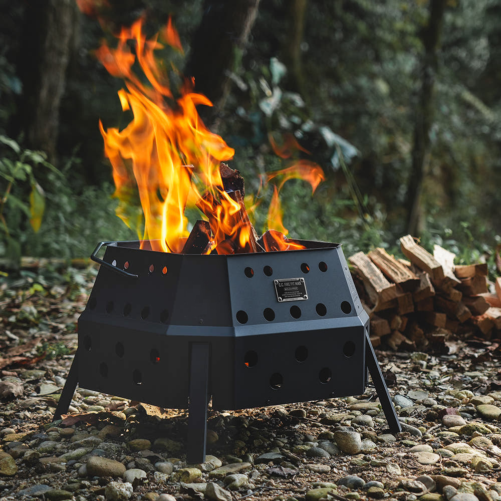 카고컨테이너 파이어핏 맥스 화로대 이중연소 접이식 캠핑화로 원액션 1초설치