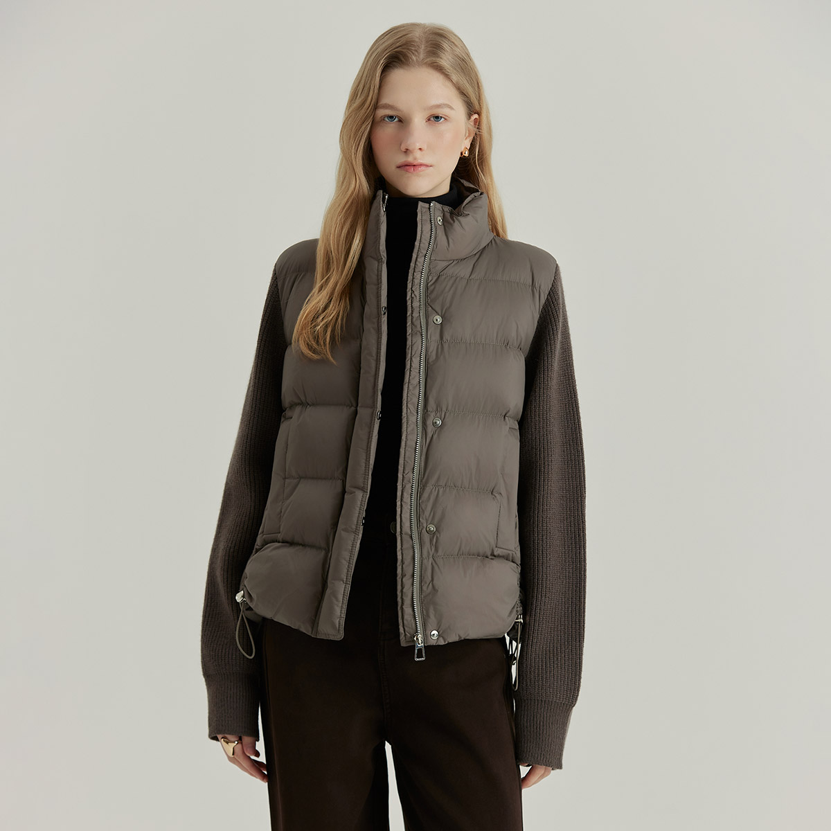 편하게 입기 좋은 니트 패딩, 클라비스 제품 추천해요!