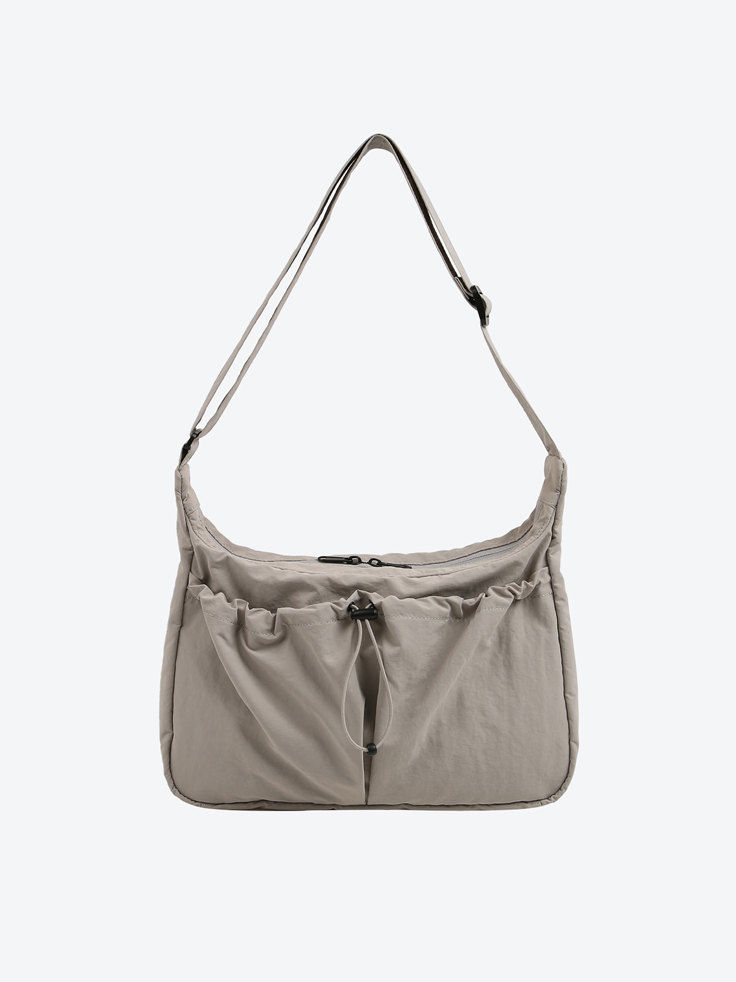 일상 속에서 딱 어울리는 나일론 스트링 스퀘어 호보백 추천