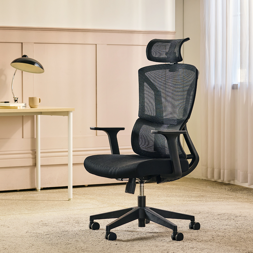 편하게 일할 수 있는 듀오백 T-ZERO 메쉬 사무용 책상 의자 추천