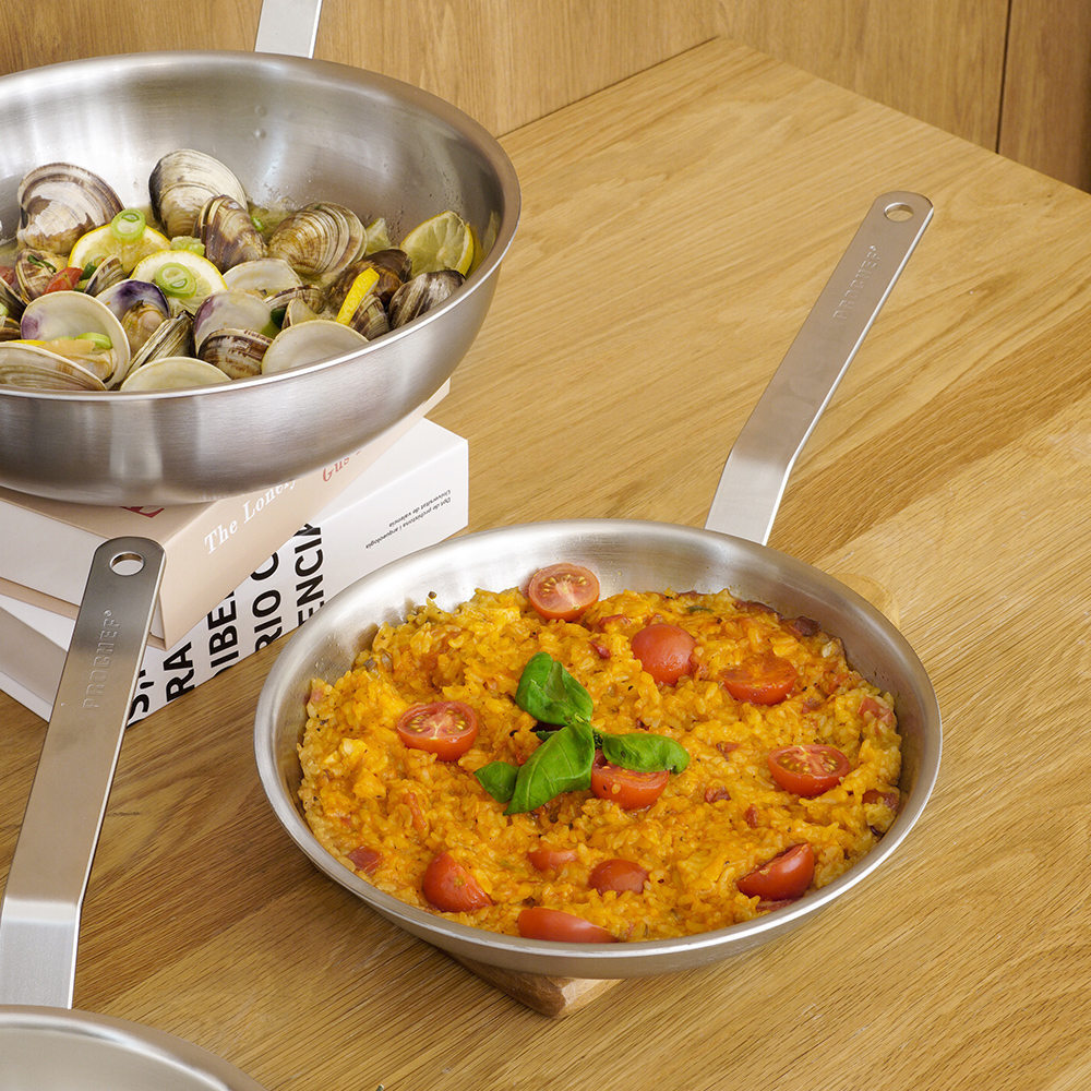 가정에서 쉽게 사용하는 무연마제 통3중 IH 프로셰프 프라이팬 추천