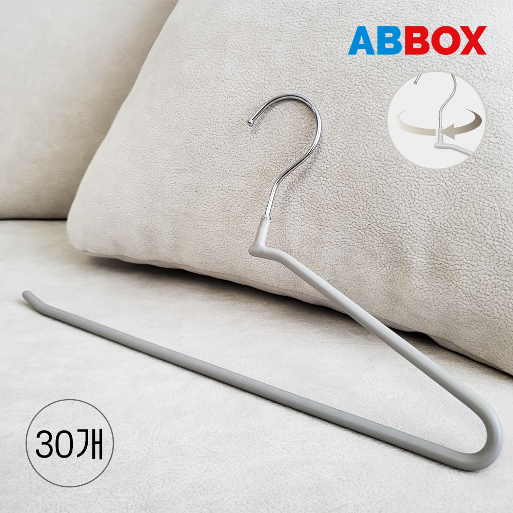 편하게 사용하는 회전형 논슬립 바지걸이와 치마걸이, 그레이 컬러 추천!