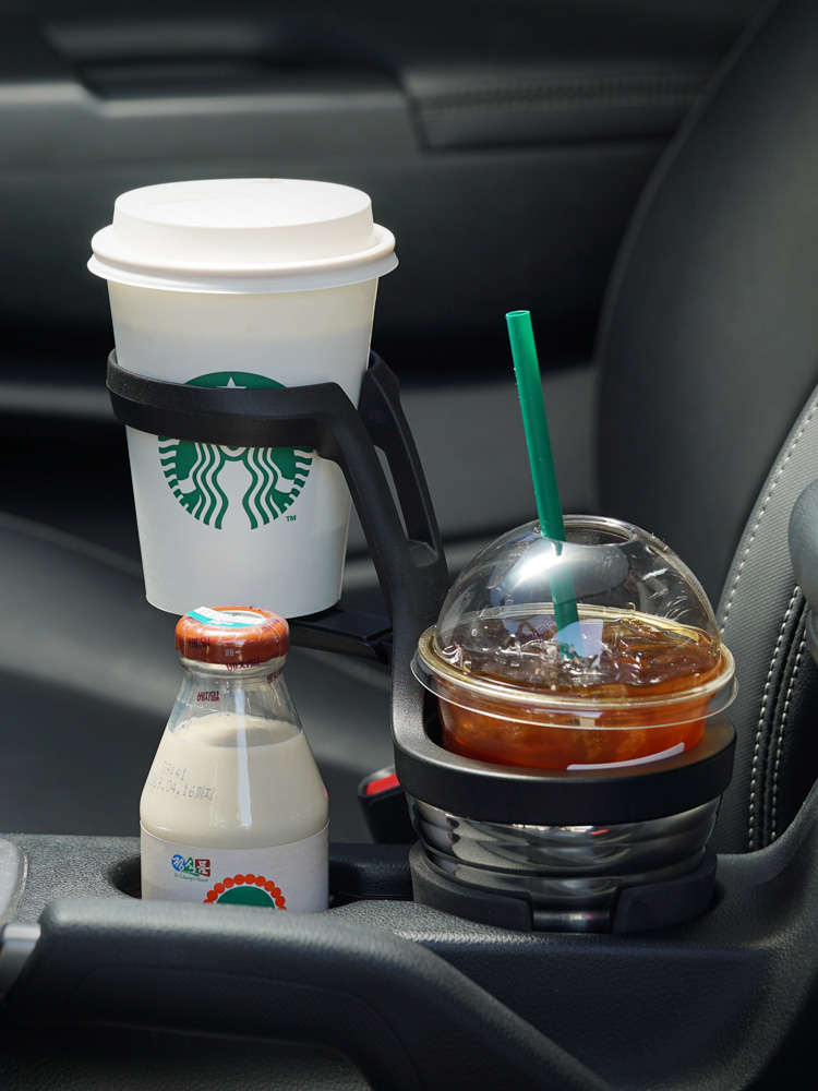 차량에서 사용하는 멀티 컵홀더, 2단형으로 더 편리하게!