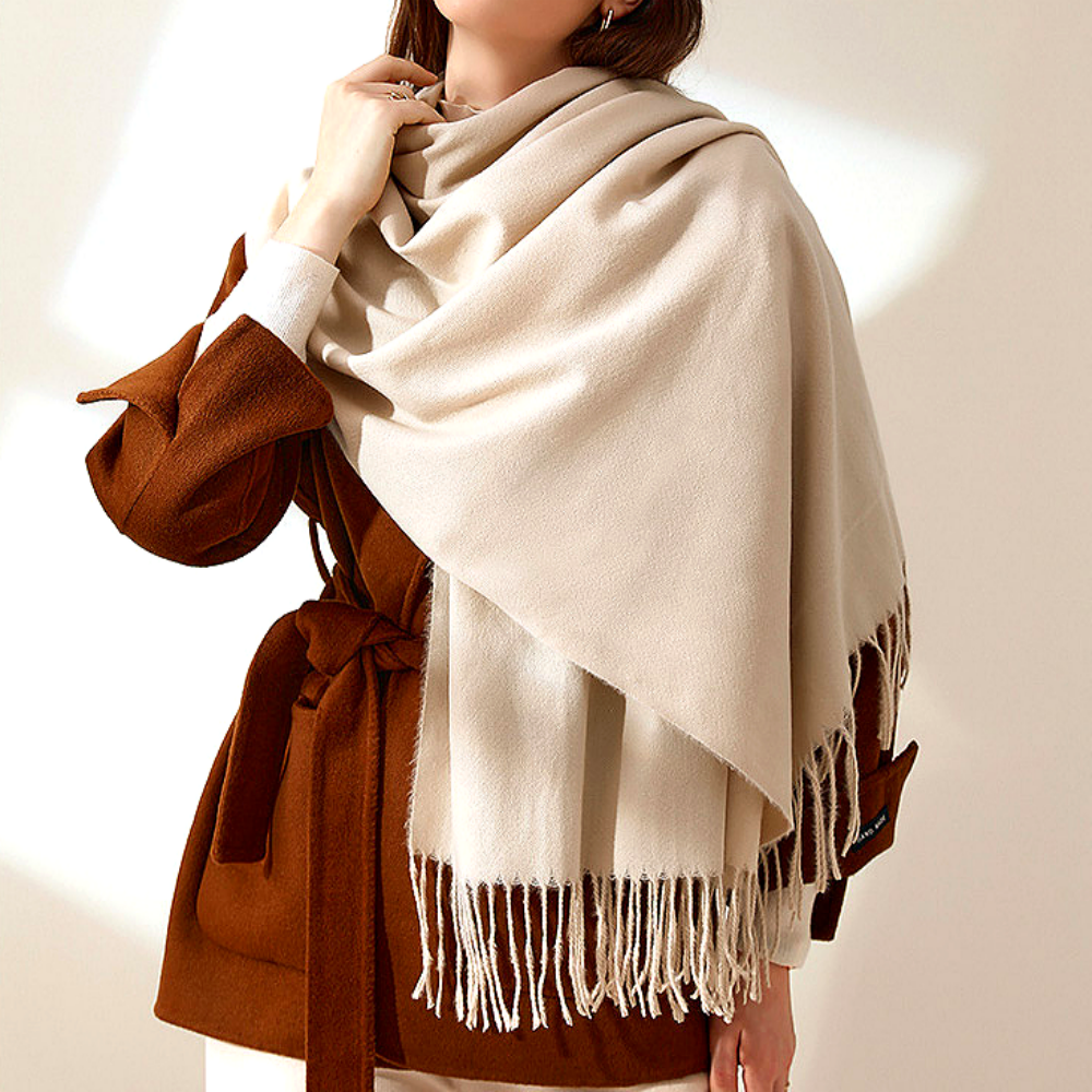 캐시미어 숄 머플러 버진울 소재 쁘띠 빅사이즈 여자 겨울 스카프 여성목도리 10color