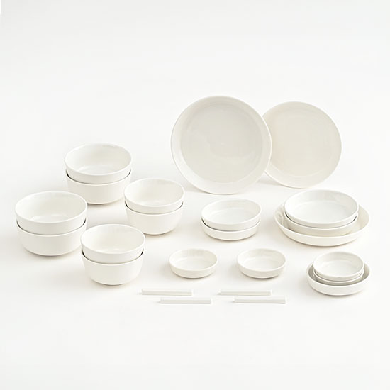 집들이 선물로 딱! 깔끔한 화이트 도자기 그릇 세트 추천